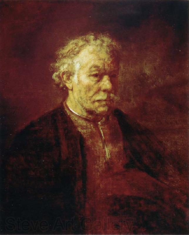 REMBRANDT Harmenszoon van Rijn Portrait of an Elderly Man Norge oil painting art